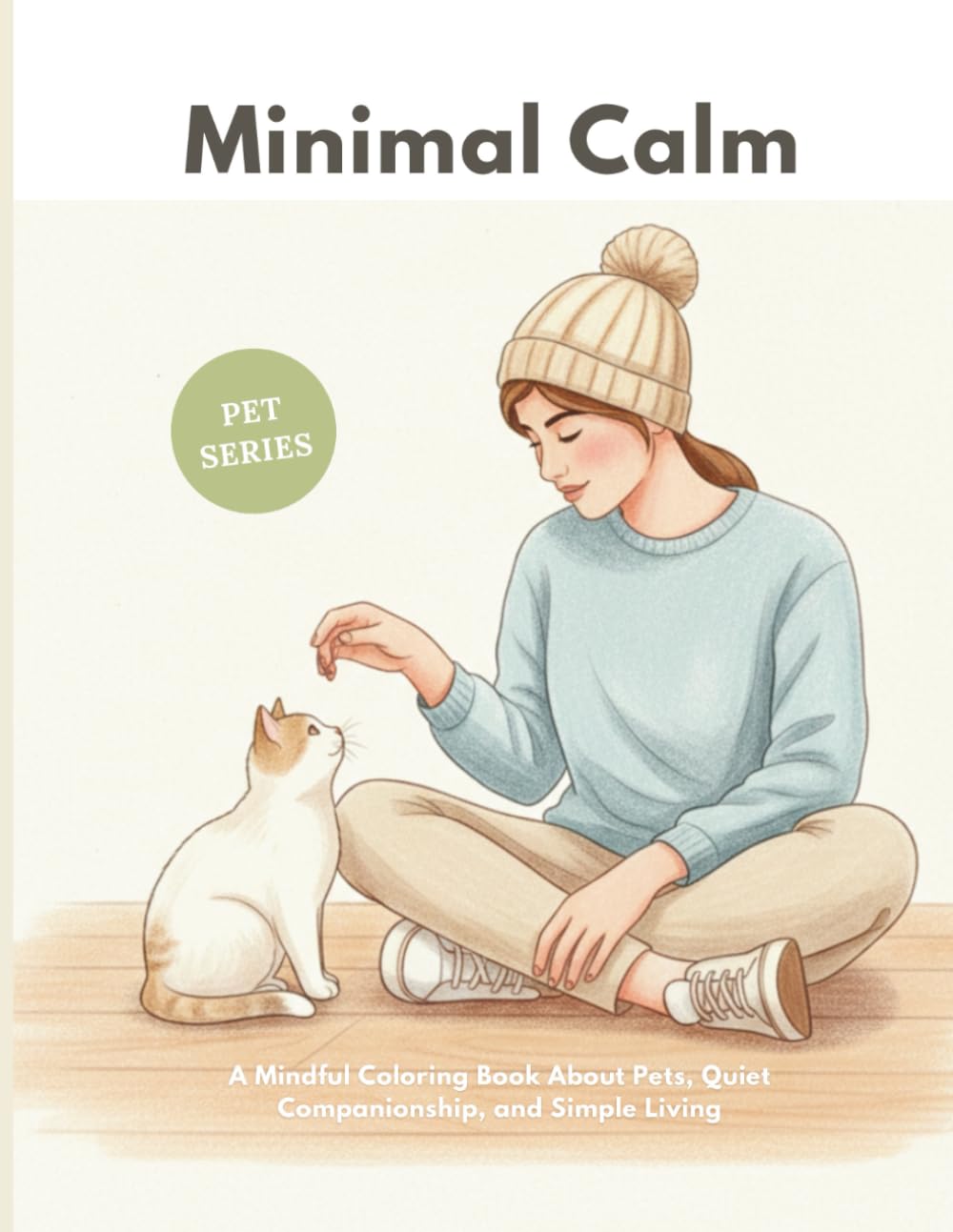 Minimal Calm – Pet Series: A Mindful Coloring Book About Pets, Quiet Companionship, and Simple Living