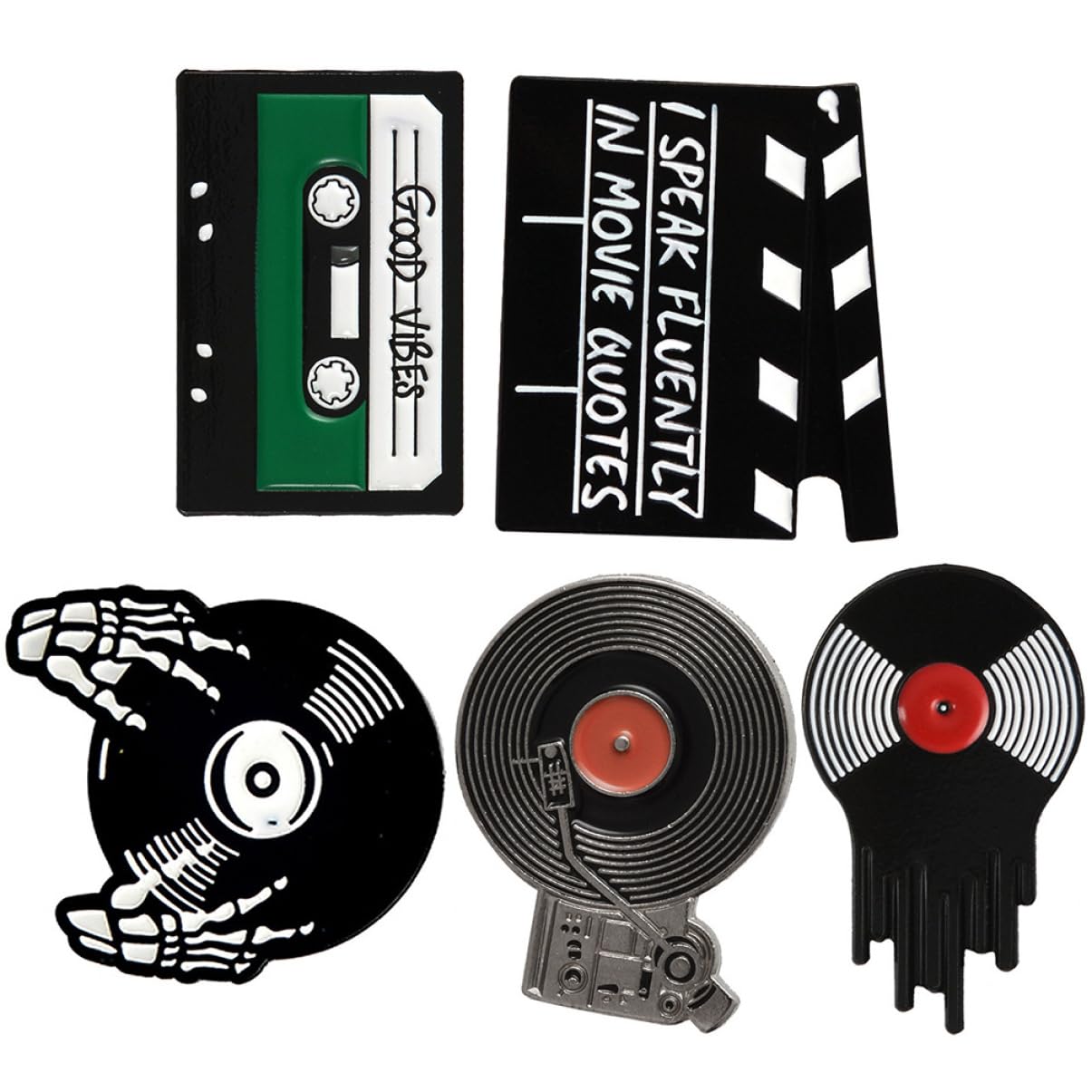Brosche Heftet Stecknadeln Schnallenring Magnete Magnetband Stifte Abzeichenherstellungsset Ringe Lanyards Abschlussball Corsage Telefon Magnetplatte Legierung
