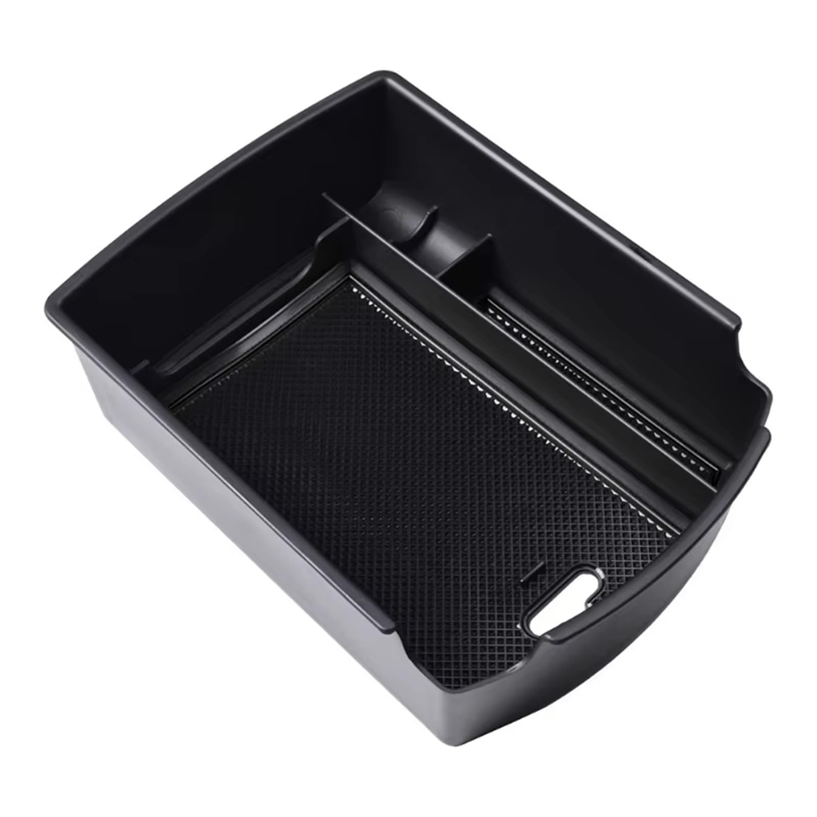 PSRRGZTM Stowing Tidying Compatible With KIA For Soul SK3 2020-2023 ABS Black Car Storage Box Center Console Armrest Mobile Phone Storage Box Storage Box Car Accessories