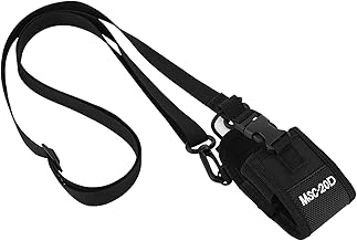 Radio Holder Shoulder, Radio Bag Radio Case Radio Pouch Radio Bag Shoulder Portable Nylon Shoulder Strap Belt Case Holder Bag Pouch for Walkie Talkie Two Way Radio