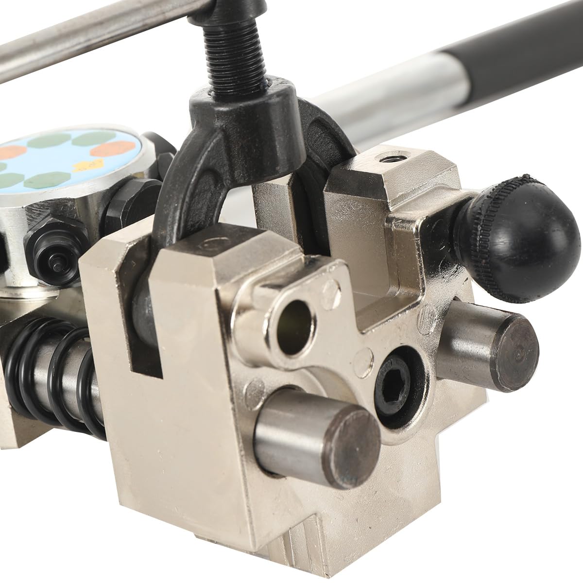 Herramienta de Abocardado para Tubos de Frenos, Herramienta para Abocardar Líneas de Freno, para Abocardado Simple, Burbuja y Doble (Ø3/16, 1/4", 5/16", 3/8")