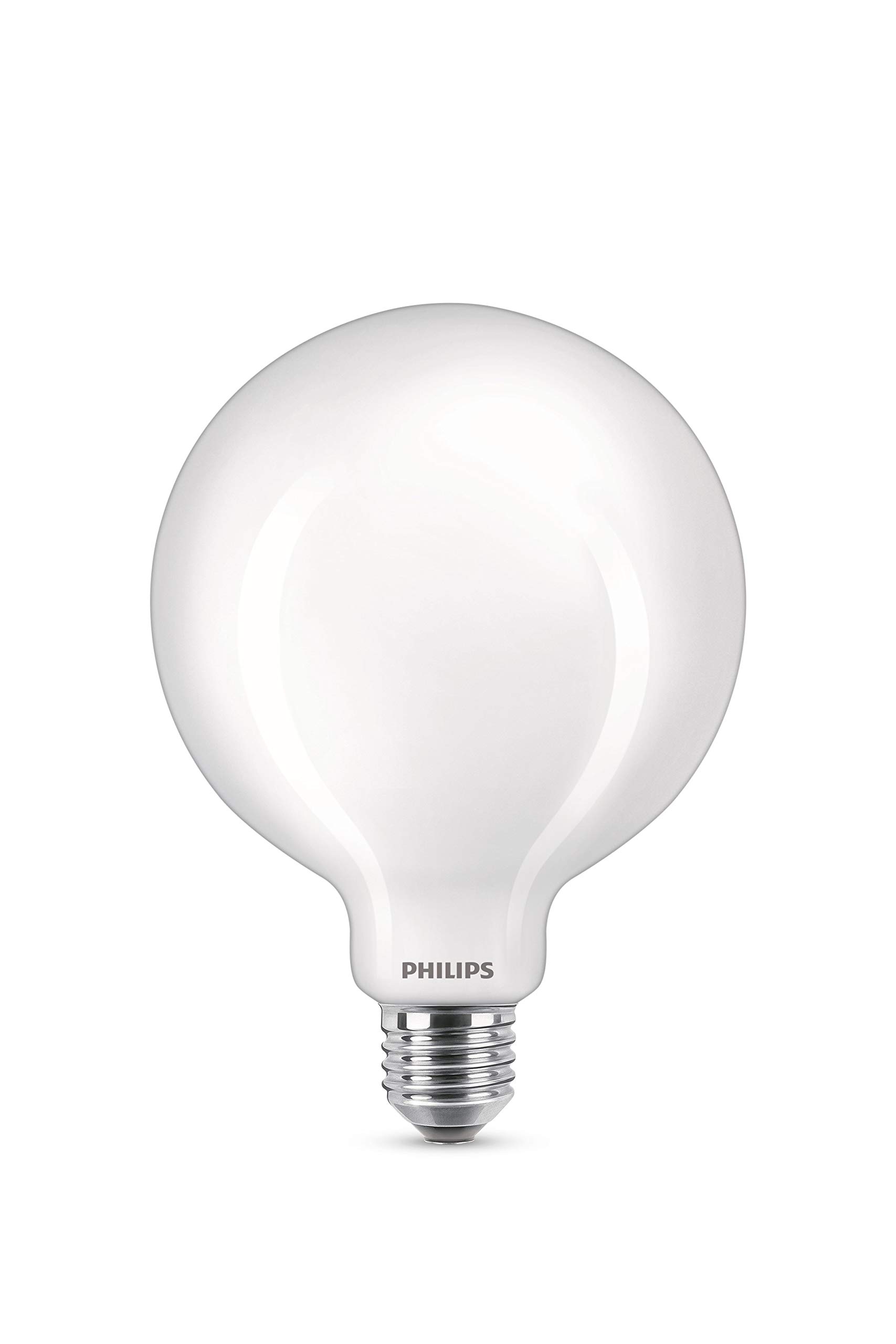 Philips LED Premium Classic G120 Frosted Light Bulb Globe [E27 Edison Screw] 10.5W - 100W Equivalent, Cool White 4000K, Non Dimmable