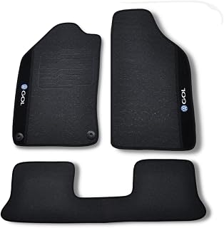 Jogo de Tapetes Automotivos Emborrachados para GOL G6 2012-2013 - 2014-2015 - 03 peças