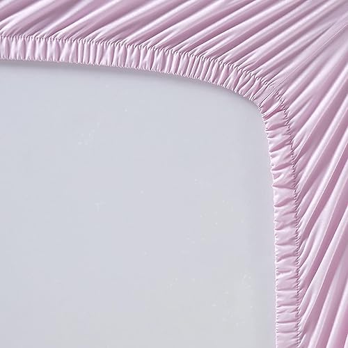 Miniatura 5 de Juego de sábanas de 6 piezas tamaño Queen de microfibra cepillada de 1800 hilos, sábanas suaves de lujo, bolsillo profundo, resistente a las arrugas