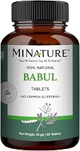 mi nature Babul Tablets|Supplement made with pure Babul Powder | 90 Tablets, 45 Day supply, 1000 mg