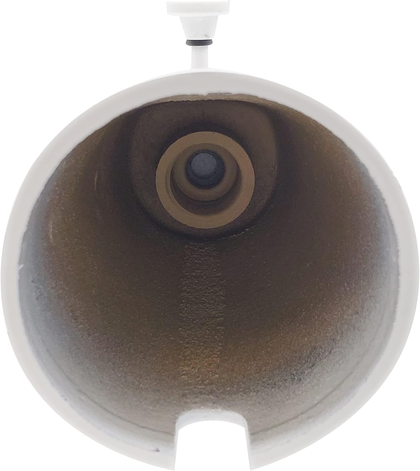 Westbrass Nose Diverter 5-1/2" Tub Spout, Powder Coat White, D311-50