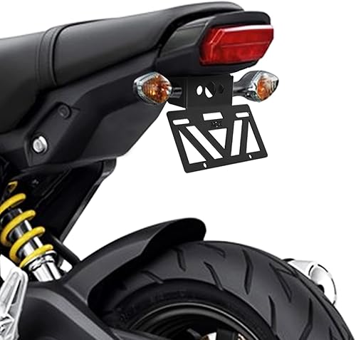 Miniatura 8 de 2025 Grom Fender Eliminator 2026 Grom Tail Tidy 2024 Grom Soporte de montaje para placa de matrícula compatible con OEM y señales de giro del