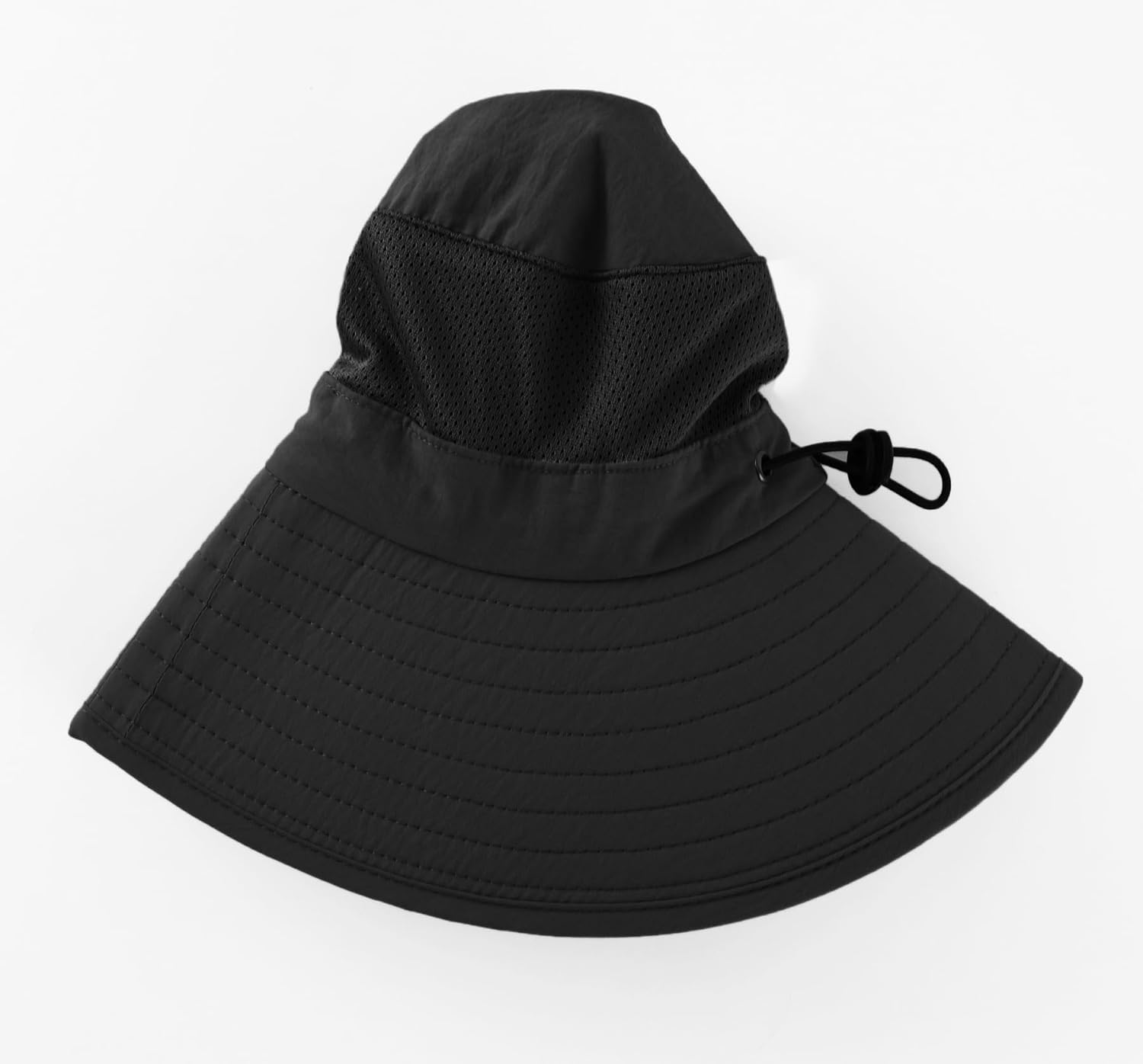 Home Prefer Outdoor UPF50+ Mesh Sun Hat Wide Brim Fishing Hat with Neck Flap Sun Hat for Men Women - Image 9