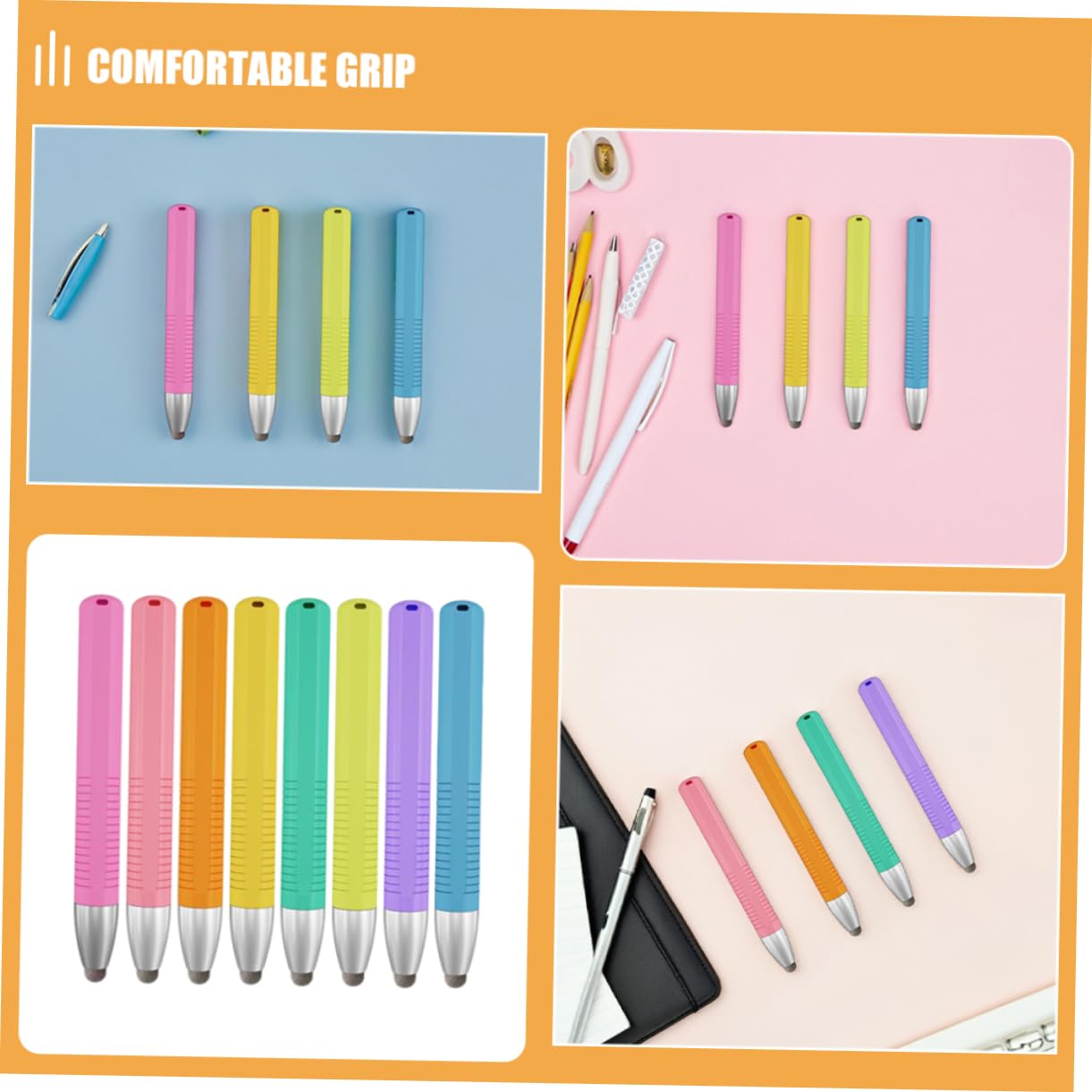 Artibetter 8stücke Pack Stift für Touchscreen-geräte Kinderfreundlicher Stift für Smartphones und Tablets Lern und Zeichenstift mit Hoher Reaktionsfähigkeit