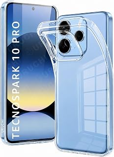 URUCHI Crystal Şeffaf Kılıf Tecno Spark 10 Pro içi