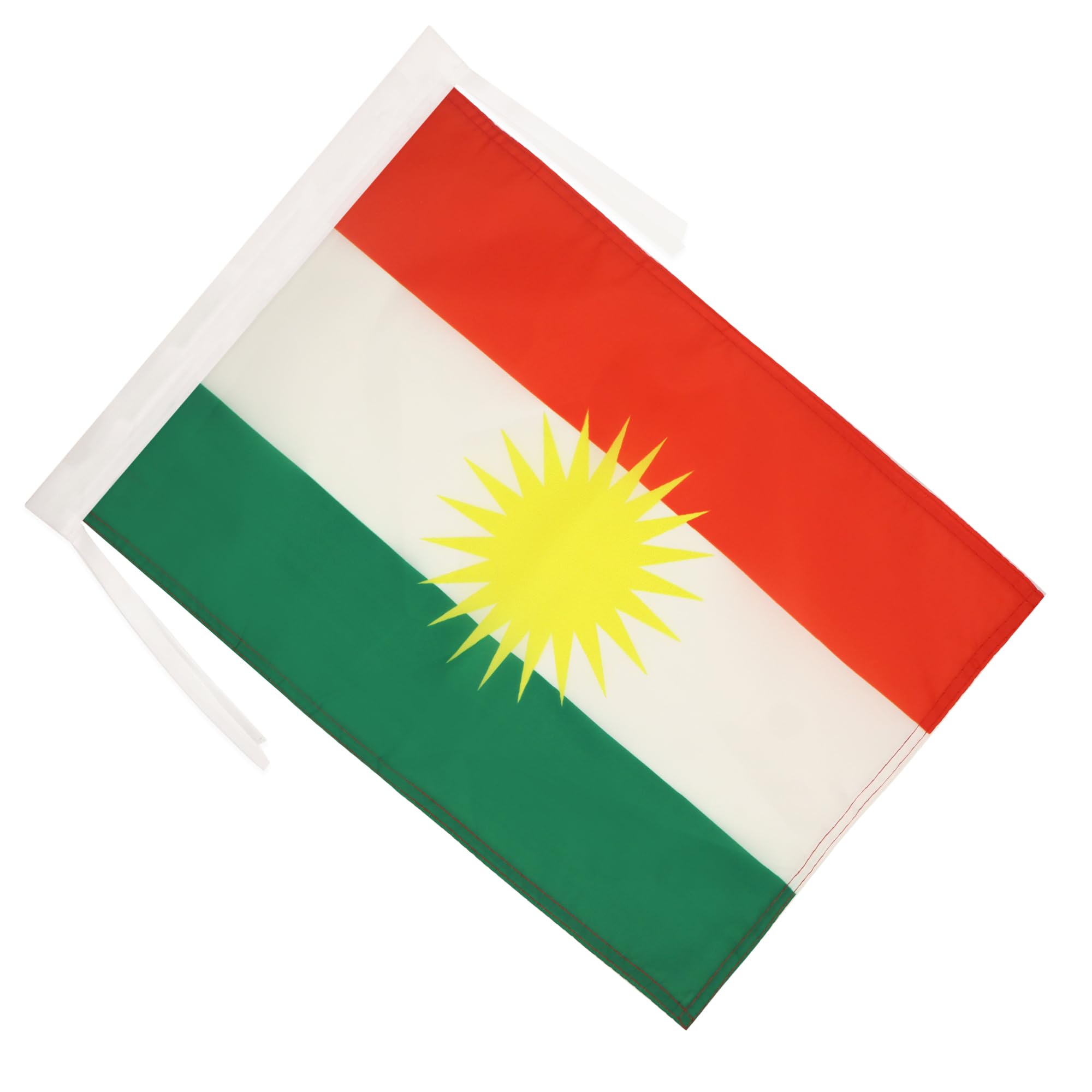 Kurdische Flagge 3x5 Fuß - Alaya Kurdistanê Aus Strapazierfähigem Rough Tex 100D Material