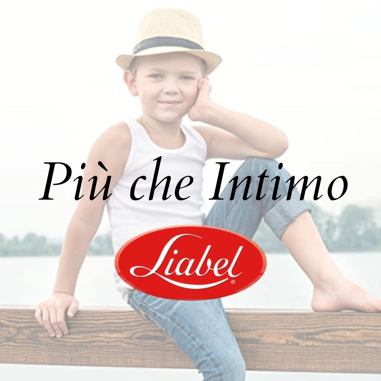 Liabel Lot de 4 débardeurs pour enfant et fille, 100 % coton pur hypoallergénique avec coutures confortables, couleur blanche