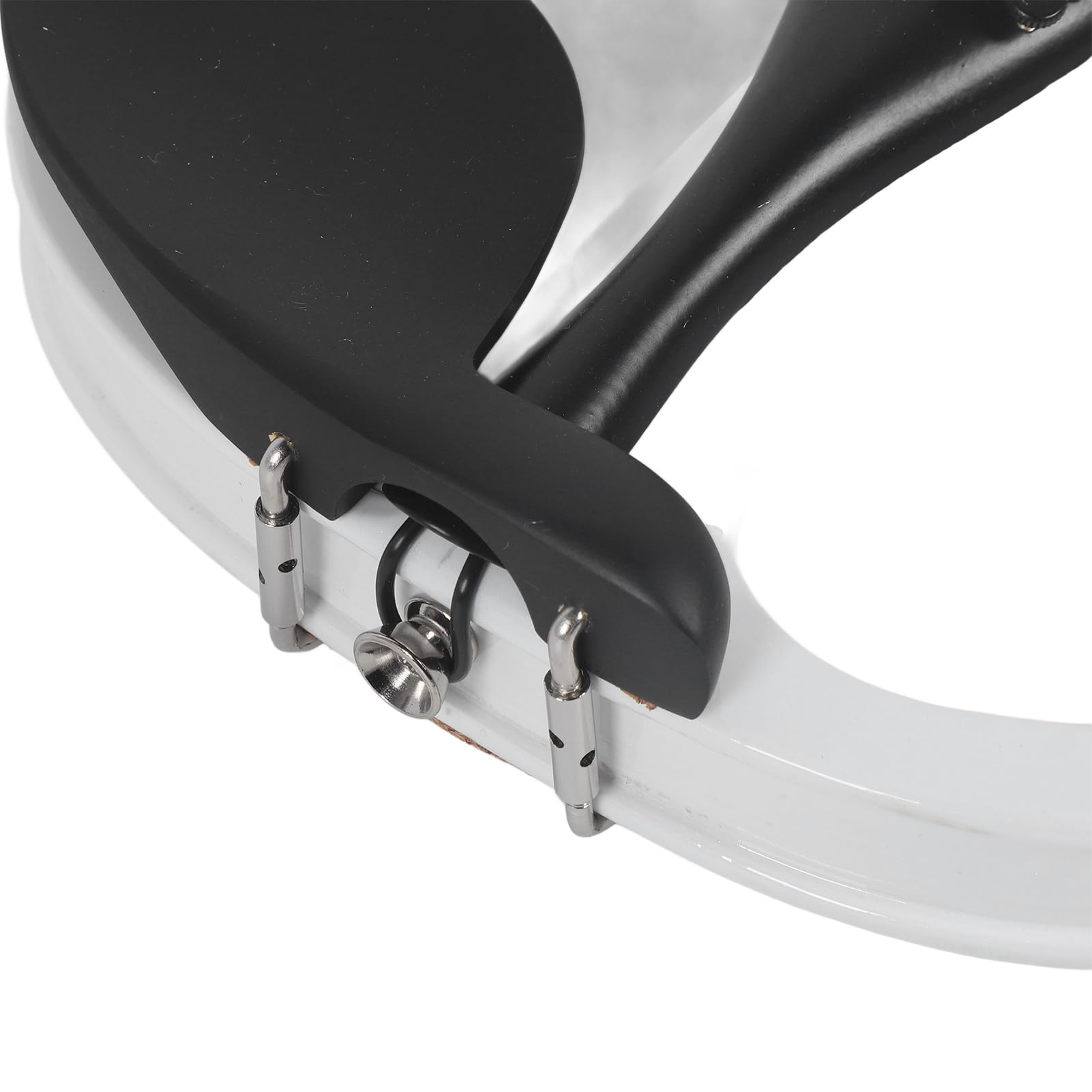 Violino elettrico ZenithAur Silent con preamplificatore integrato Professional 4/4 Full Size con corpo in legno massiccio, cuffie e custodia incluse per performance sul palco e (White)