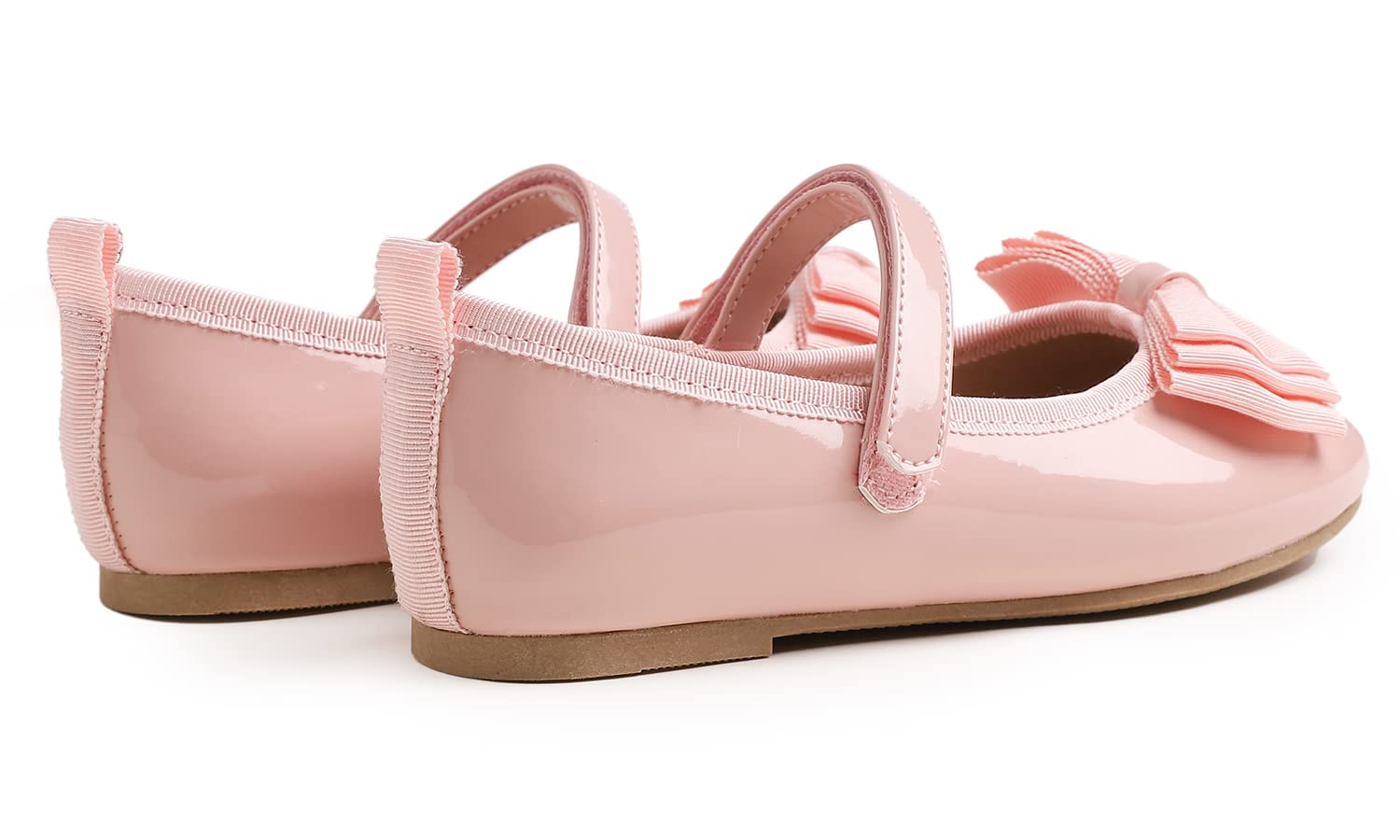 Feversole Cute Bow Bailarinas Niña de Vestir - Zapatos Cómodos para Ceremonias - Ballet Flats