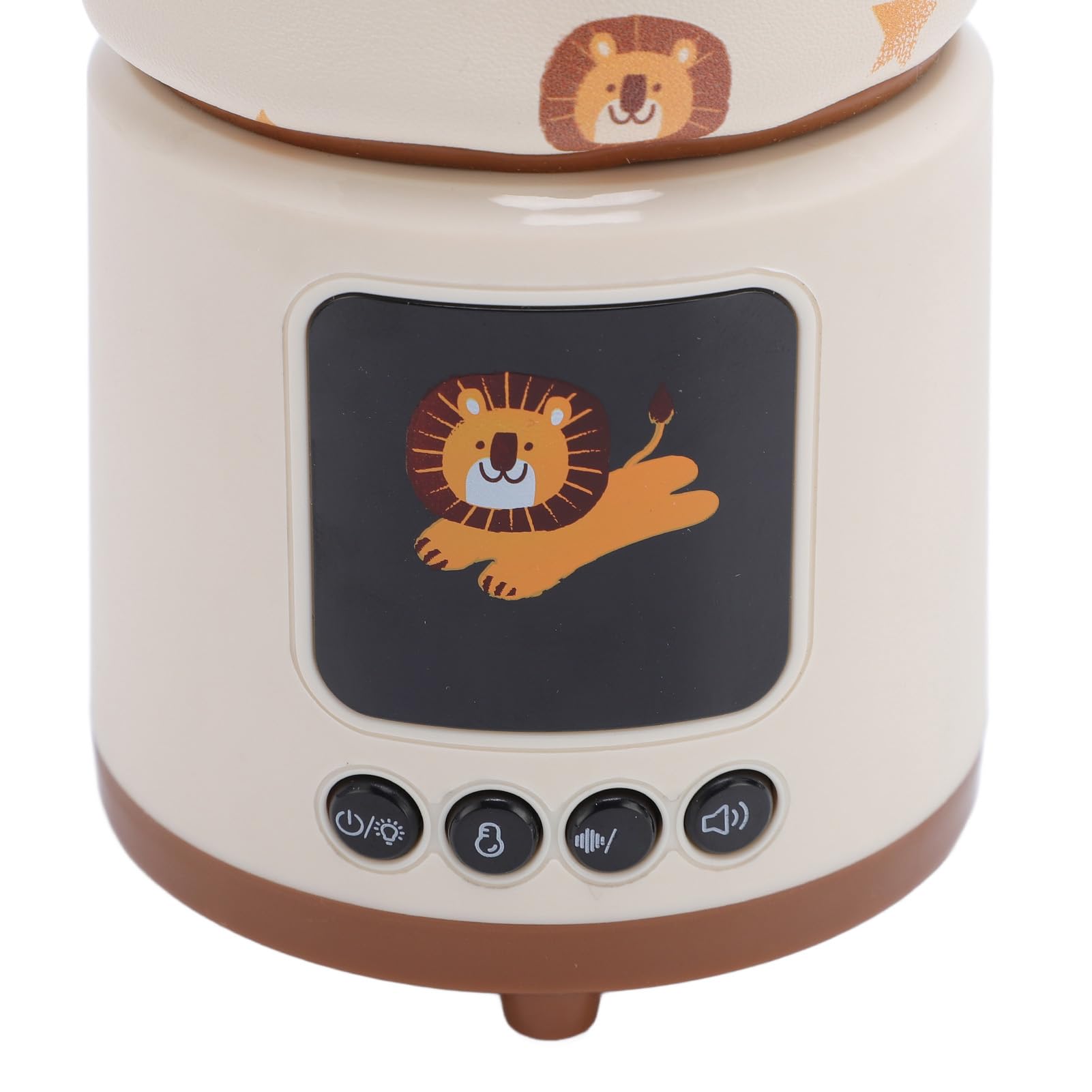 Asixxsix Scaldabiberon a Rumore Bianco, Scaldalatte Intelligente Multifunzionale a Temperatura Costante con Timer per Latte Materno e Biberon, Design Portatile per Uso Esterno (Leonessa)