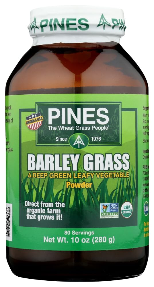 Pines Barley Grass Powder, 10 oz.