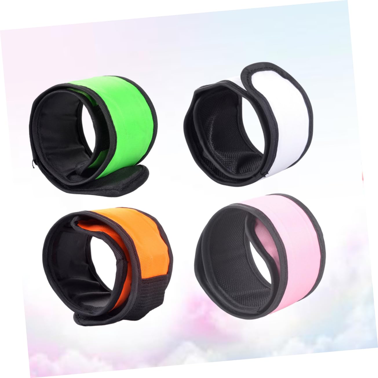 Toyvian 12piezas Brazaletes Led Luminosos Para Correr y Eventos Nocturnos De Pulseras Brillantes Accesorios Reflectantes Para Seguridad y Diversión Al Aire