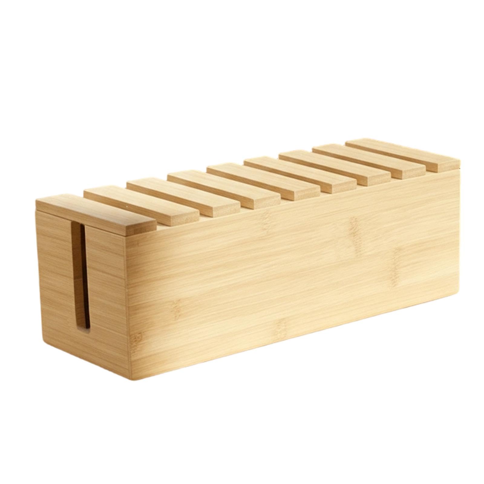 Scatola Portacavi in ​​legno, Accessorio Moderno, Organizer per Cavi a Scomparsa per Telefono E Ufficio.