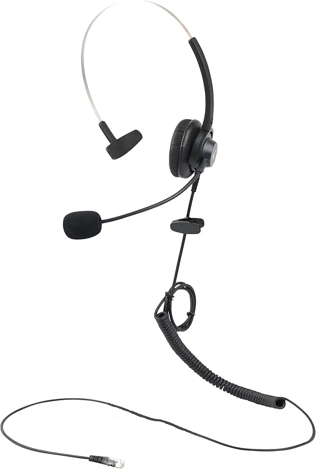 Headset Headphone Handsfree + Mic Compatible with Avaya 9608 9608g Avaya 9620l Avaya 1608-i Only