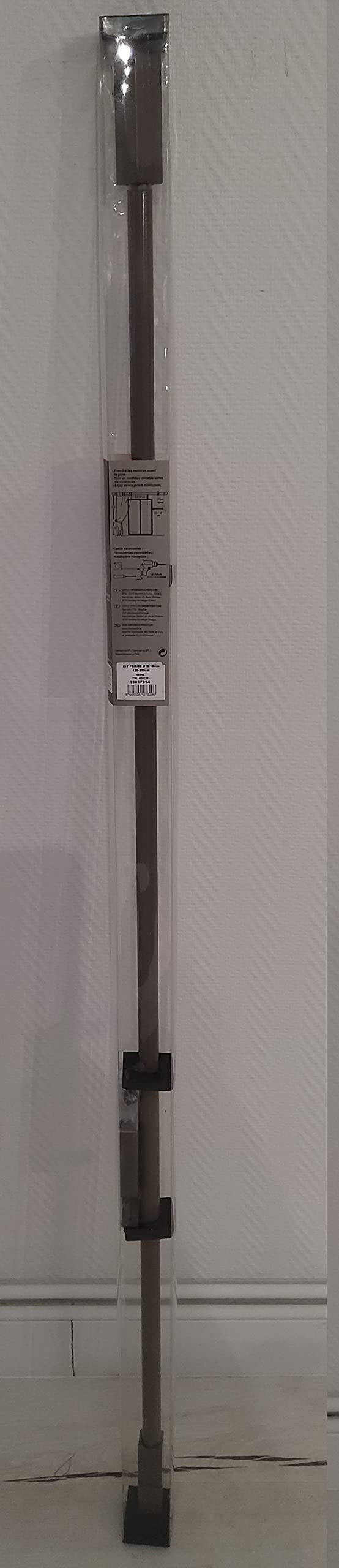Kit de prisme 16/19 120-210poiv pl tringle extensible rideau fenetre coulissant