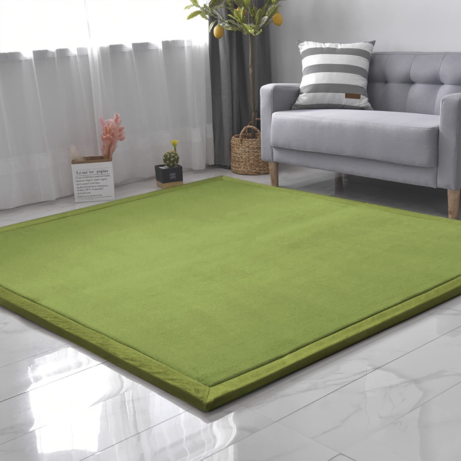 Tappeto In Velluto Di Corallo Per Bambini - Morbido, Antiscivolo, Per Camera E Salotto - Foto 5