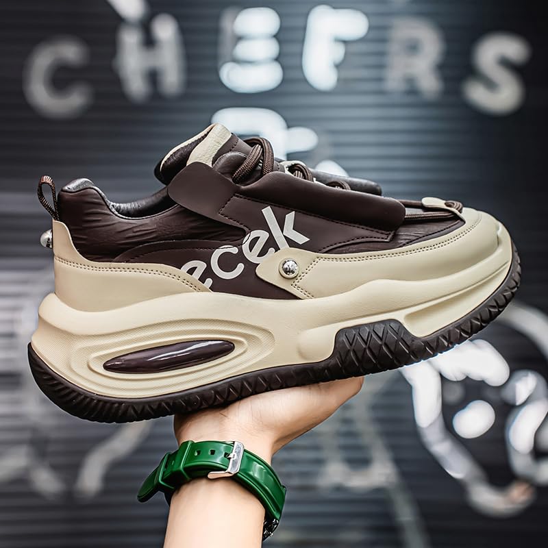 Image of Men's Casual Sneaker Shoes Synthetic Soft Cushioned Insole Extra Grip Anti Skid Comfortable Lightweight Durable for Gym, Workout, Walking & Everyday