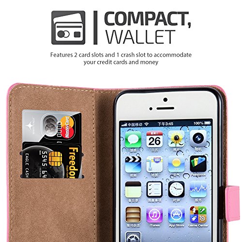 Iphone SE Portafoglio in Pelle Morbida Libro Cover...