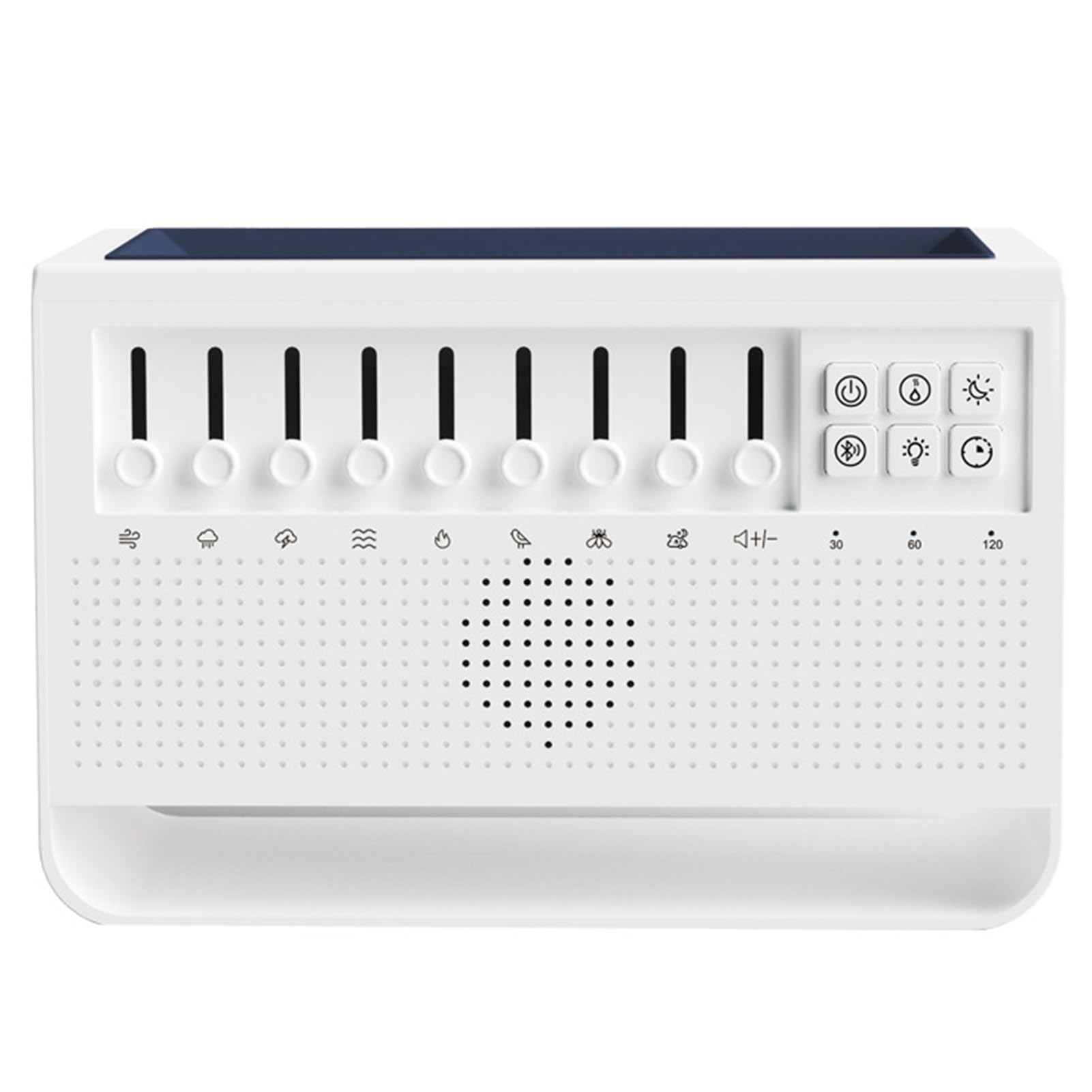 Dyfuzor zapachowy i nawilżacz z głośnikiem Bluetooth, lampka nocna, biała maszyna do hałasu, ultradźwiękowa chłodna mgiełka, automatyczne wyłączanie, timer 12 godzin do domu, biura,