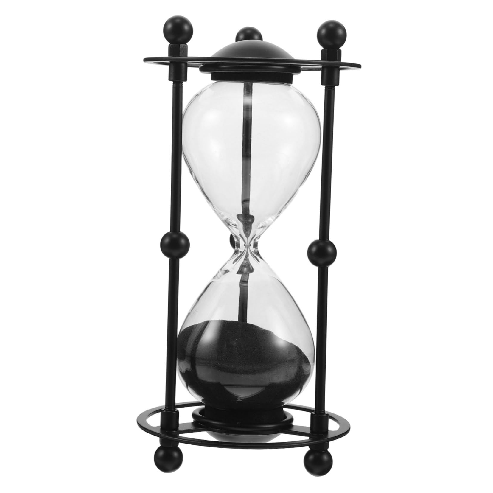 Temporizador de Arena de Cristal de 15 Minutos Hierro