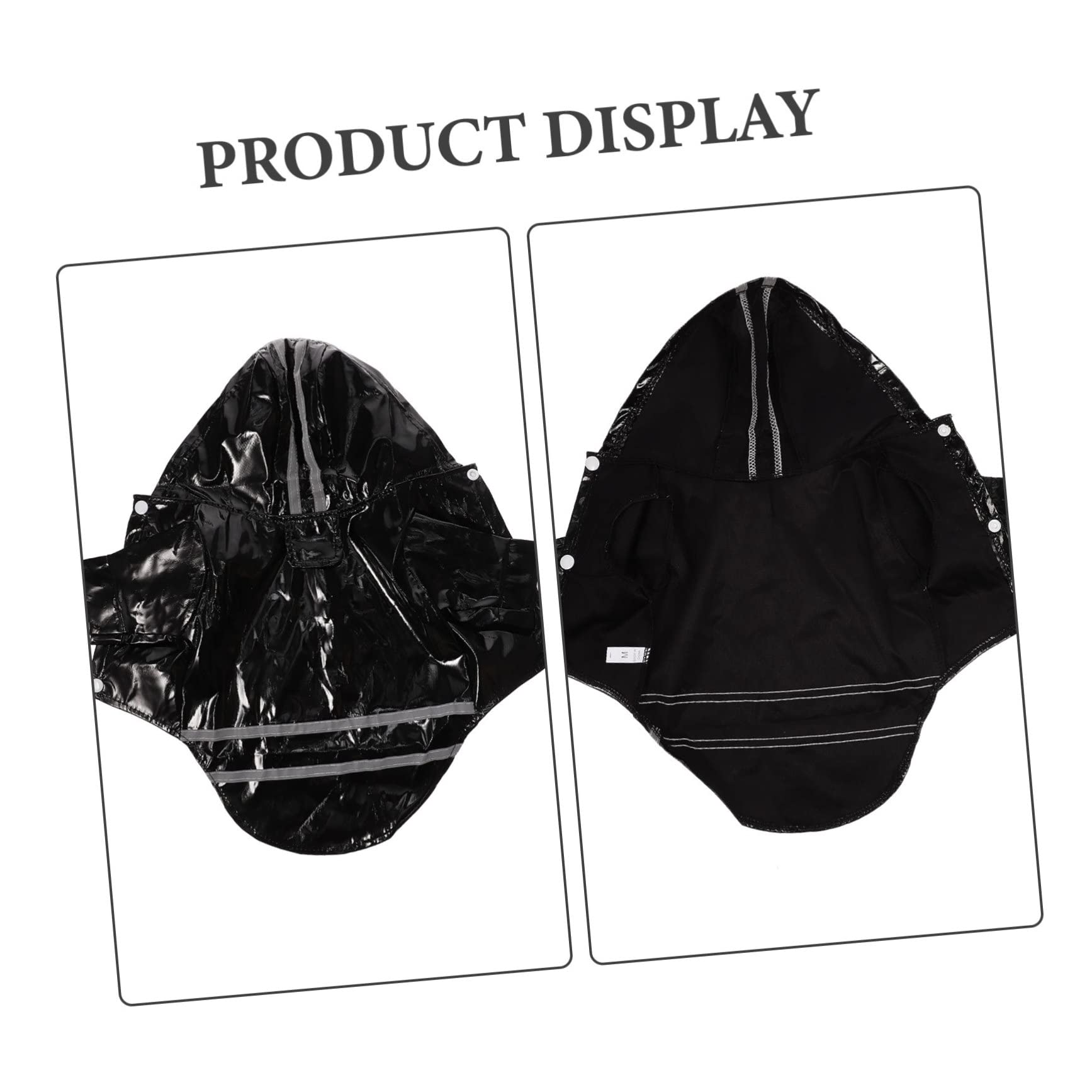 GREENADSCAPE Puppy Raincoat Small Dog Raincoat Hood Waterproof and Windproof Stylish Dog Rain Gear for Pups