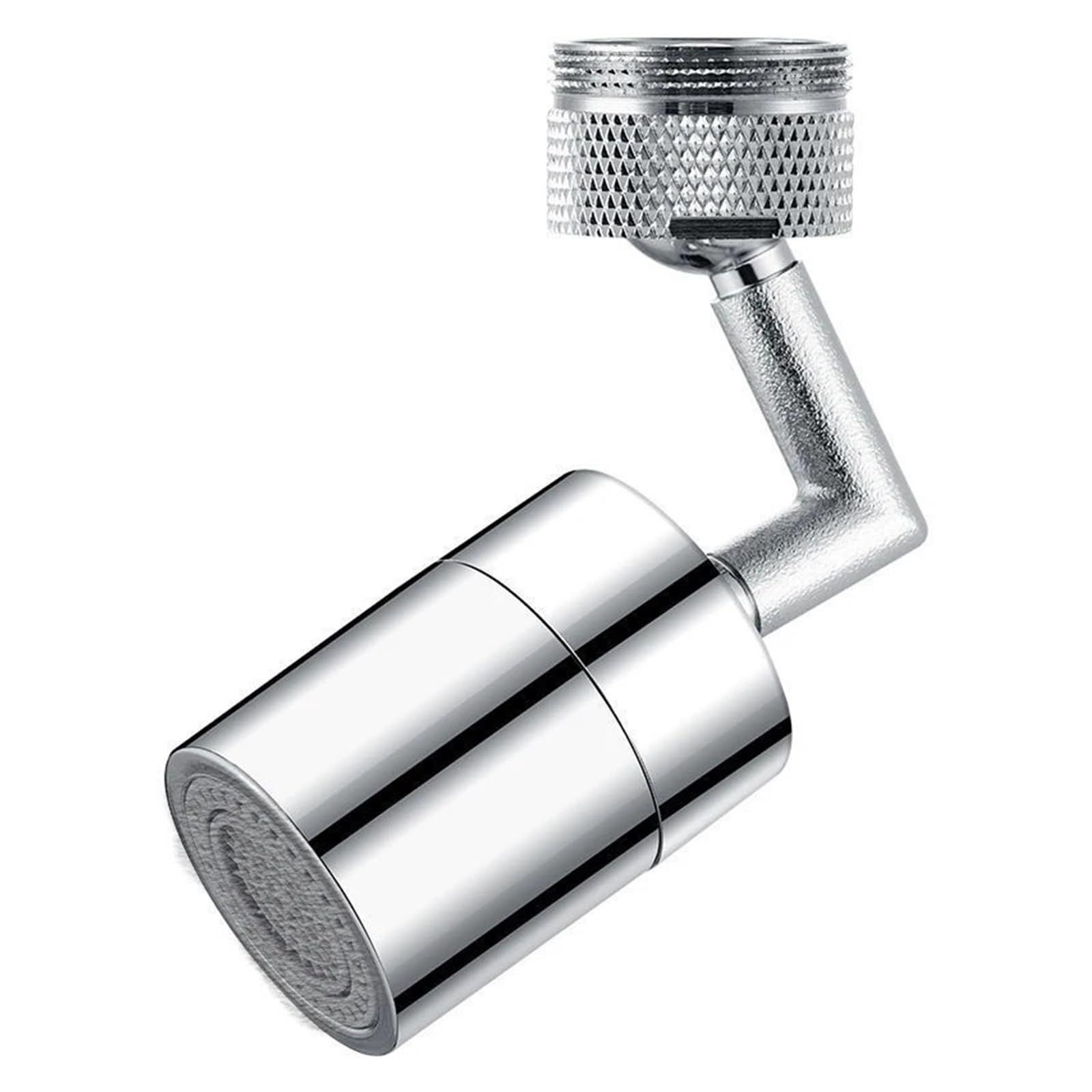 1080° Universal Rotation Faucet Sprayer Head Dual Effluent Washbasin Kitchen Robot Arm Extension Faucets Aerator Bubbler Nozzle(Double Outlet Type B)