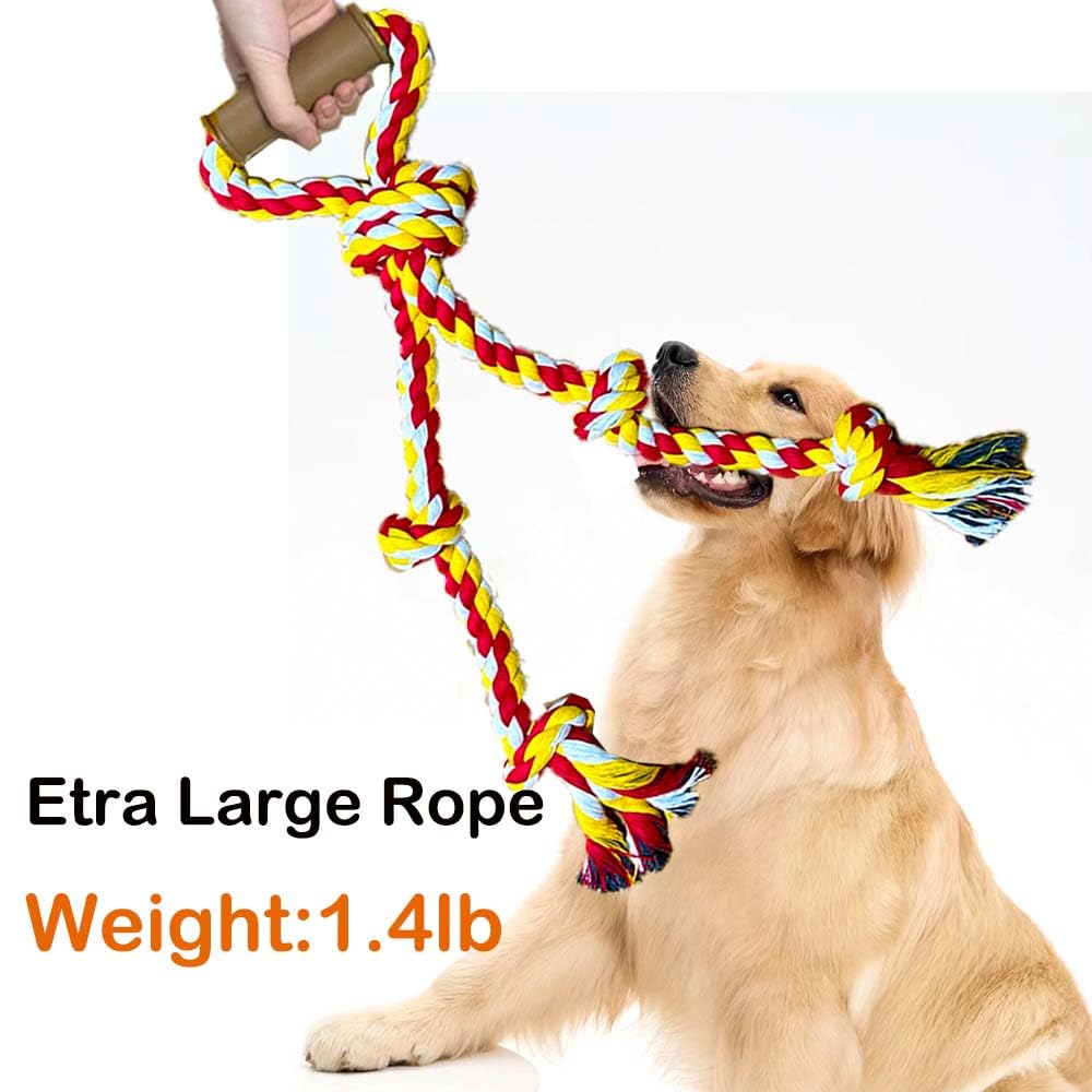 Amazon | 大型犬用ロープおもちゃ アグレッシブな噛み方 ピットブル