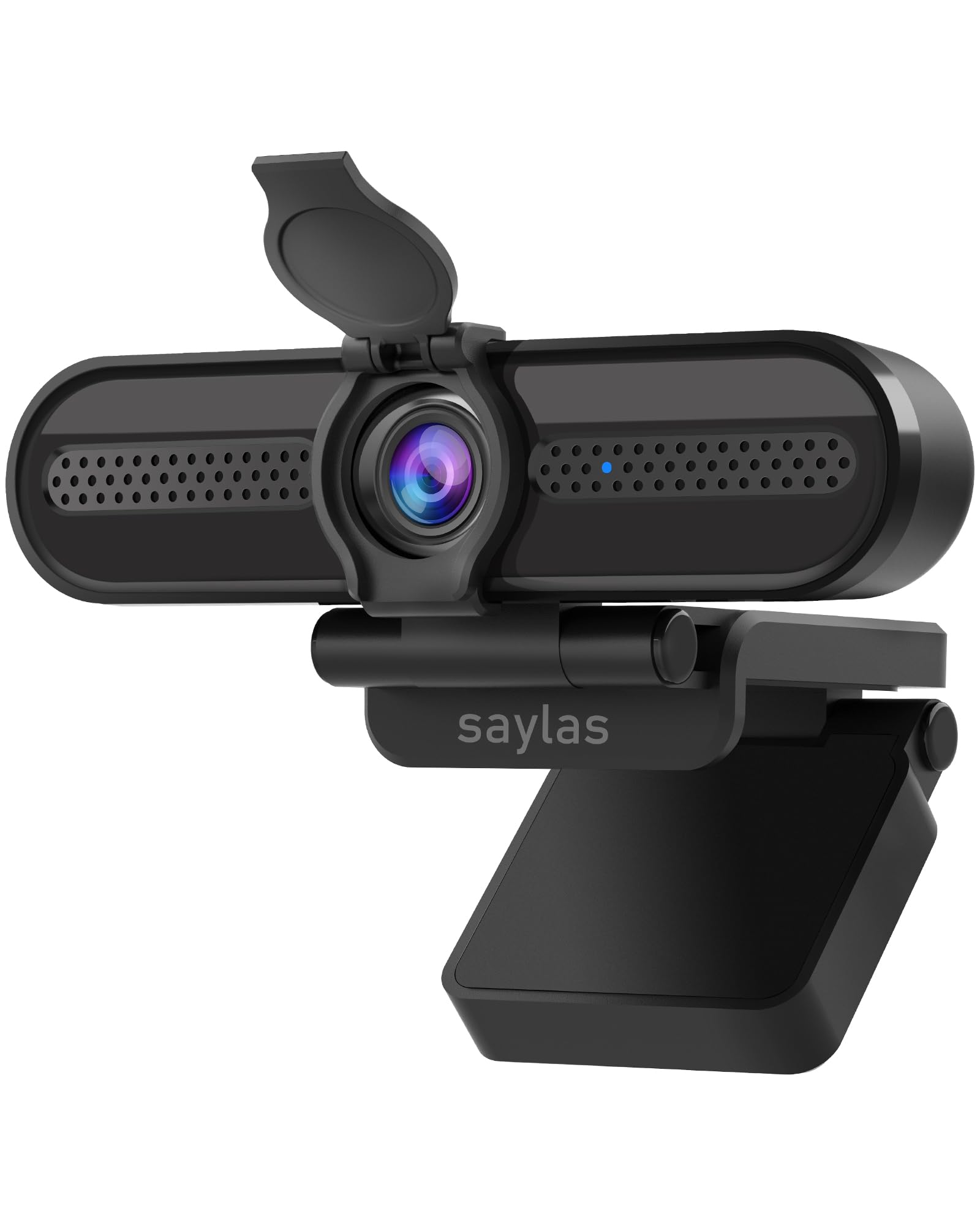 Cámara web 2K, cámara de transmisión FHD con 2K/30fps, 1080P/60fps, enfoque automático, micrófonos duales con cancelación de ruido, cubierta de privacidad y trípode, para