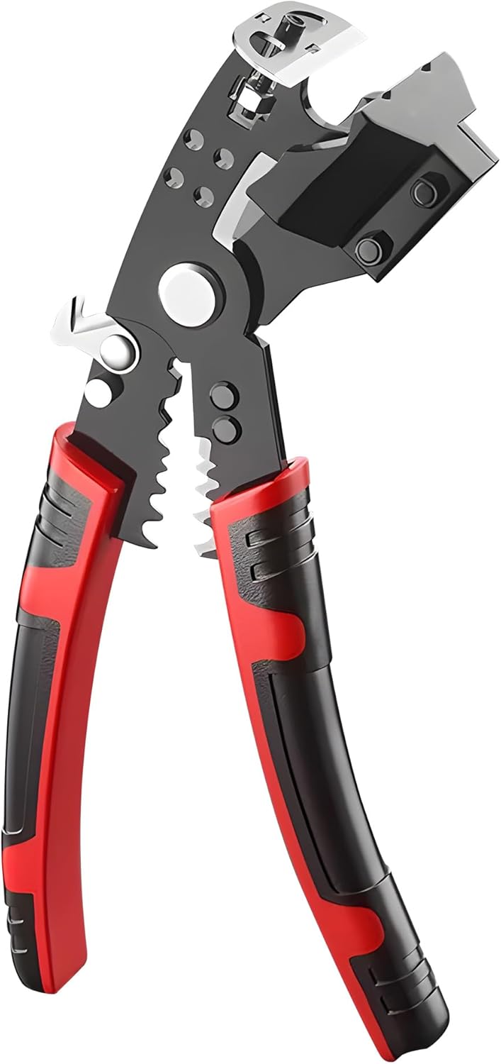 KOOPOOL 6 in 1 Wire Stripper/Crimping Tool Kit, Automatic and Self-Adjusting, Heavy Duty