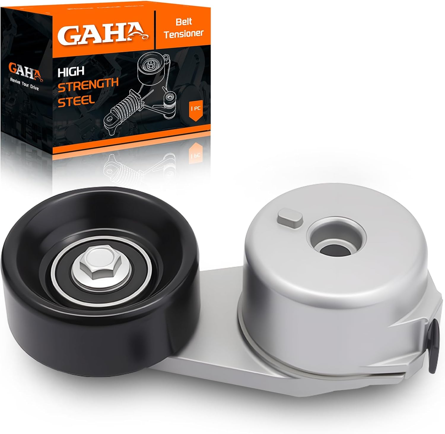 GAHA F87Z6B209CA Belt Tensioner Assembly with Pully, Compatible for Ford 1992-2010 Ranger, for Mazda 1994-1997 B2300/ 1998-2001 B2500, Replace# 1L5Q6A228AB