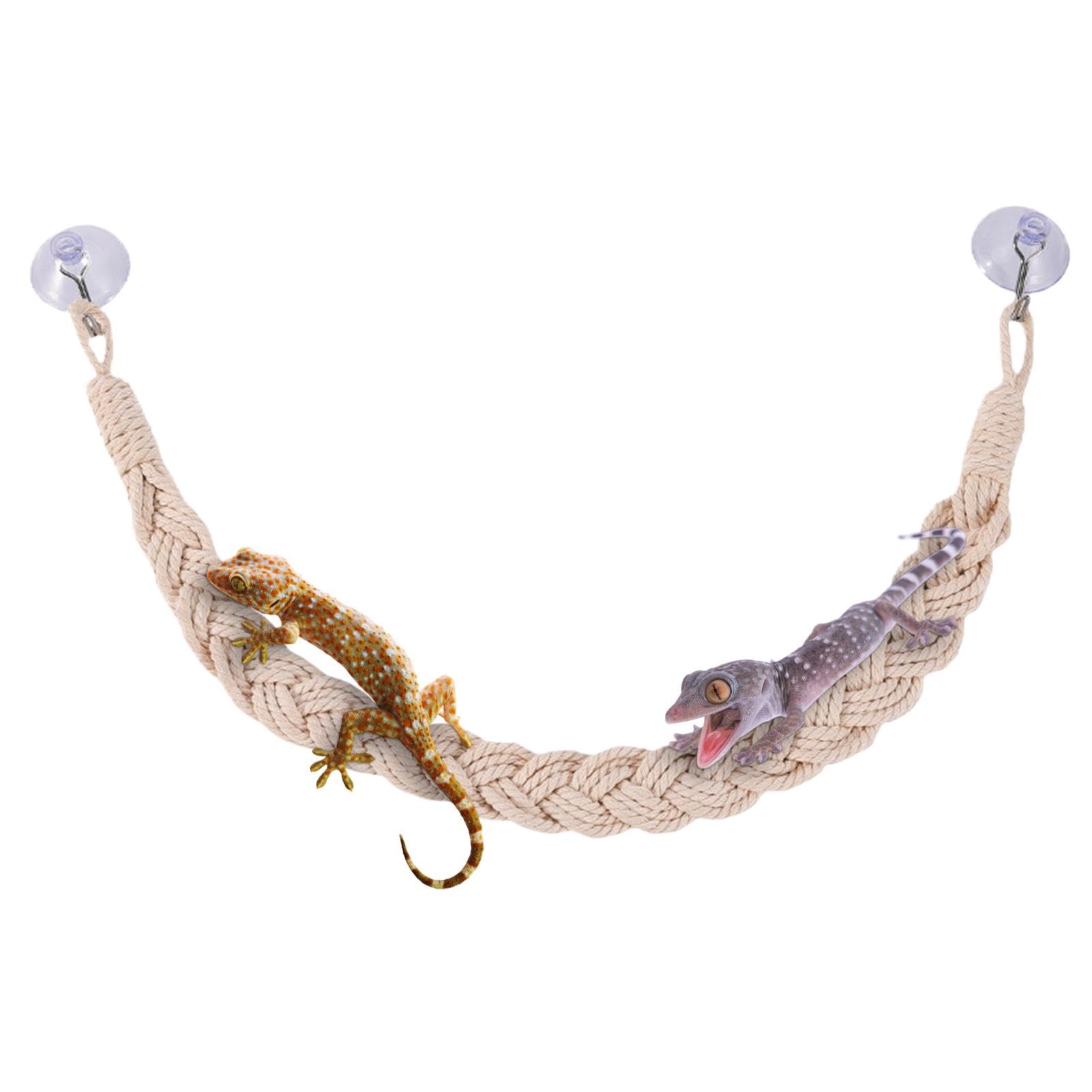 Reptile Vines Toys | Hermit Crab Climbing Jute Rope Ladder,Reptile Tank Terrarium Accessories Hermit Crab Climbing Jute Rope Ladder for Hermit Crab Lizards Geckos Snakes