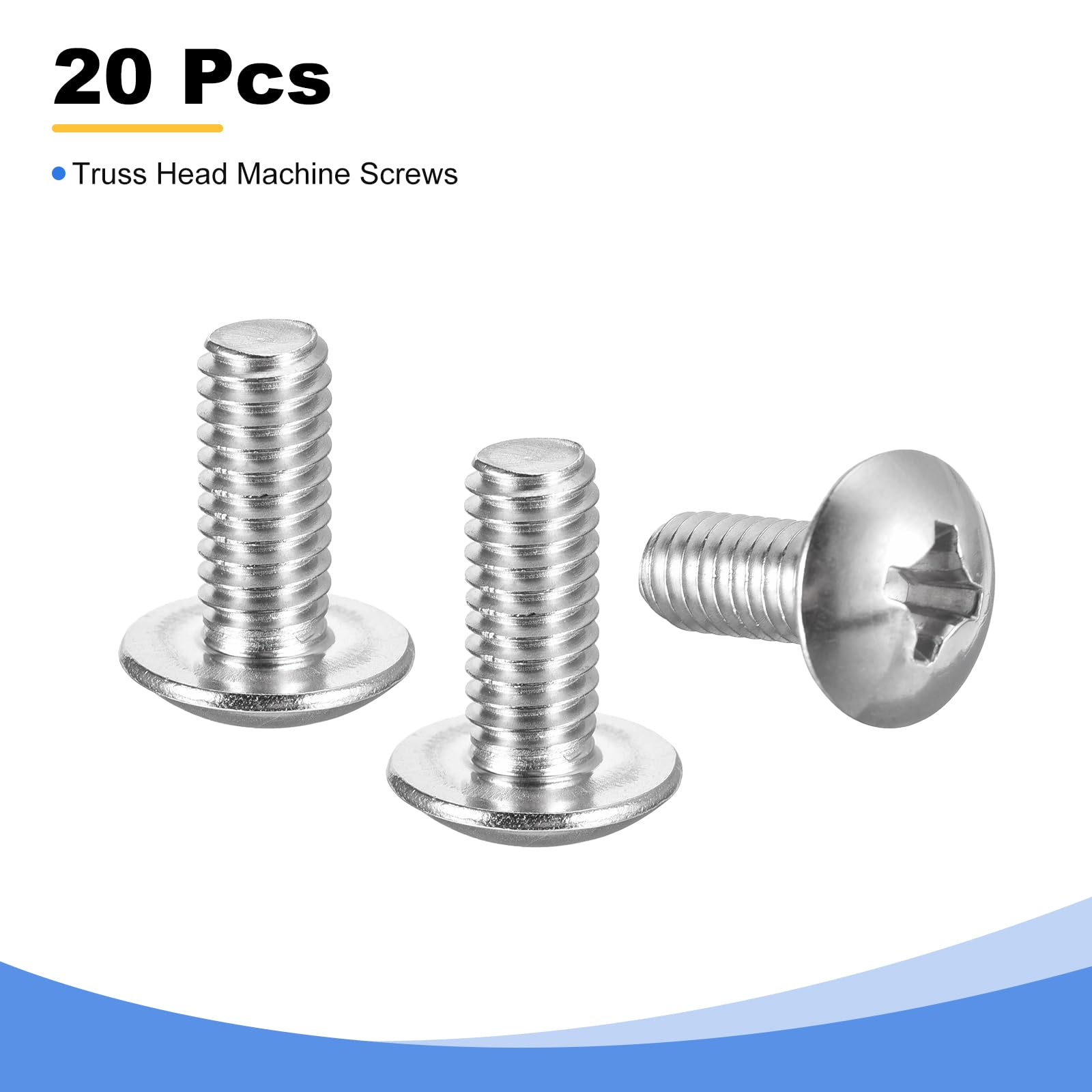 Stainless Steel Machine Screws - Truss Head -3 Stainless Steel Machine Screws - Truss Head -3