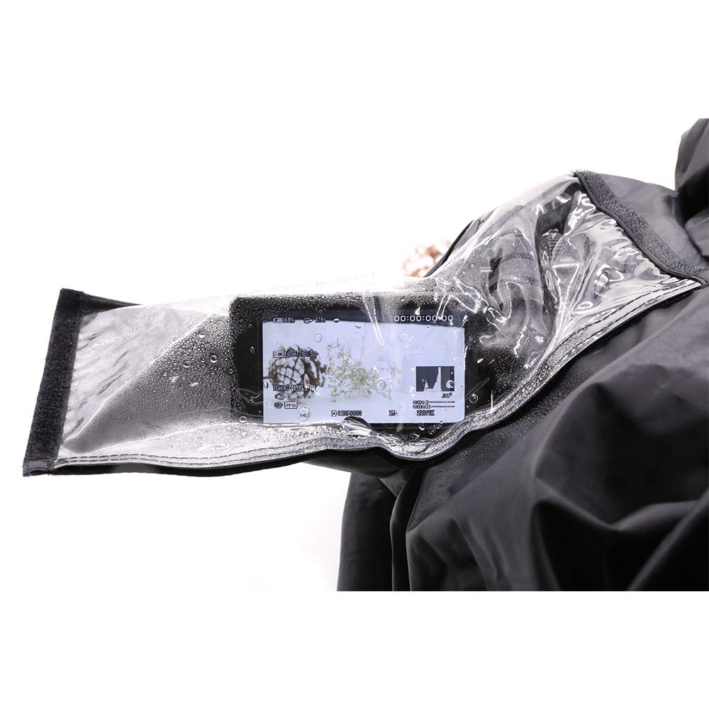 Cold Proof Rain Cover Sleeve for Selected Camcorders (M, Black)