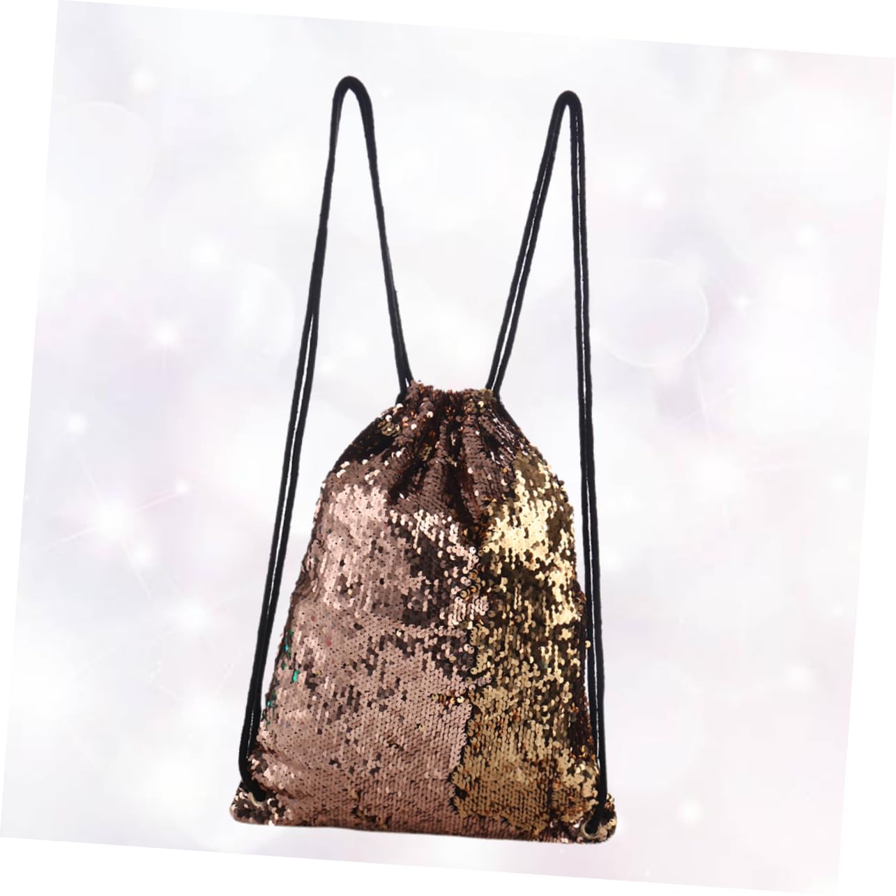 SOIMISS 3 Piezas Bolsa De Deporte Bolsa De Baile Mochila De Viaje Bolsa De Playa Aire Mochila Con Brillo Bolso Con Cordón De Lentejuelas