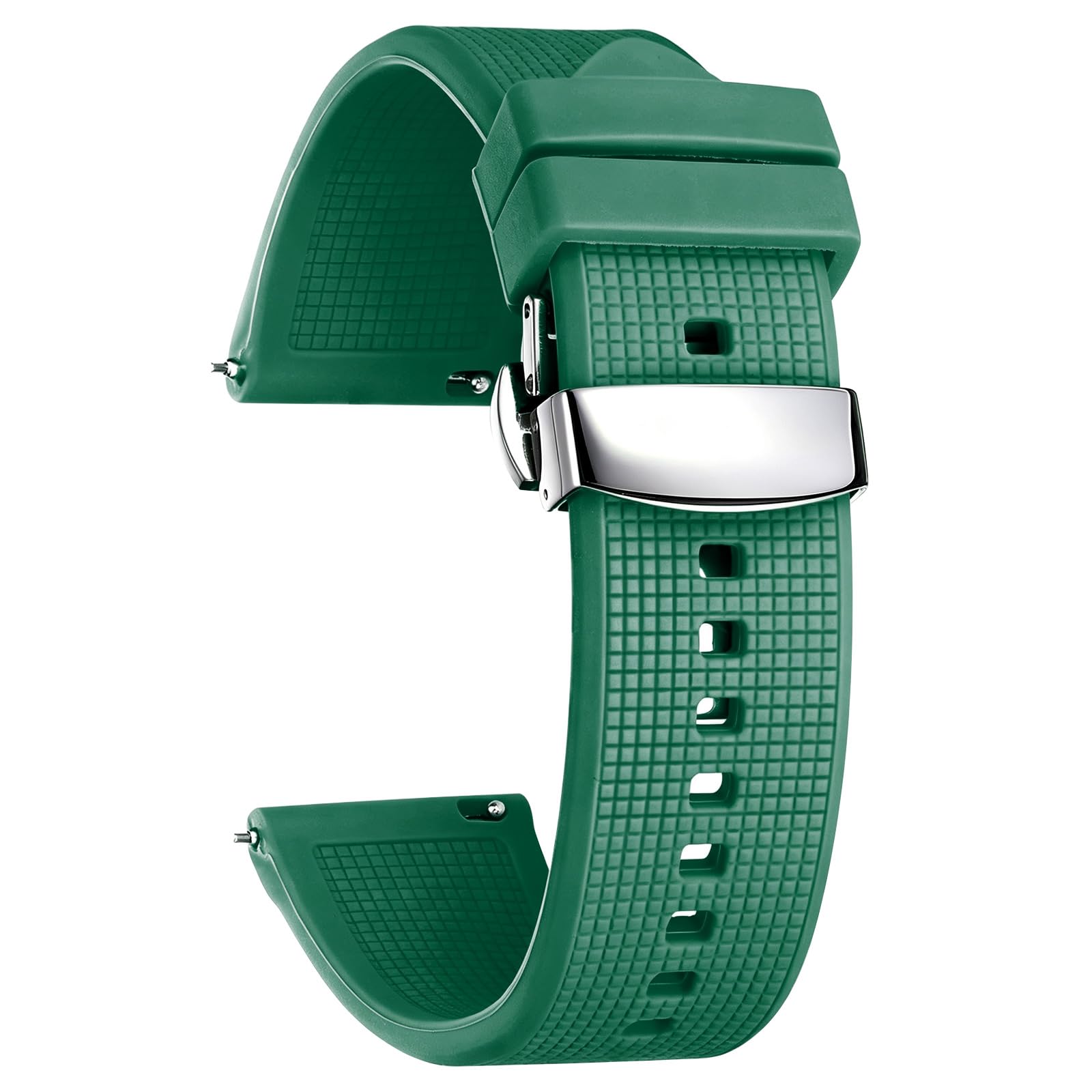 BINLUN Silikon Uhrenarmbänder Schnellverschluss Gummi Uhrena