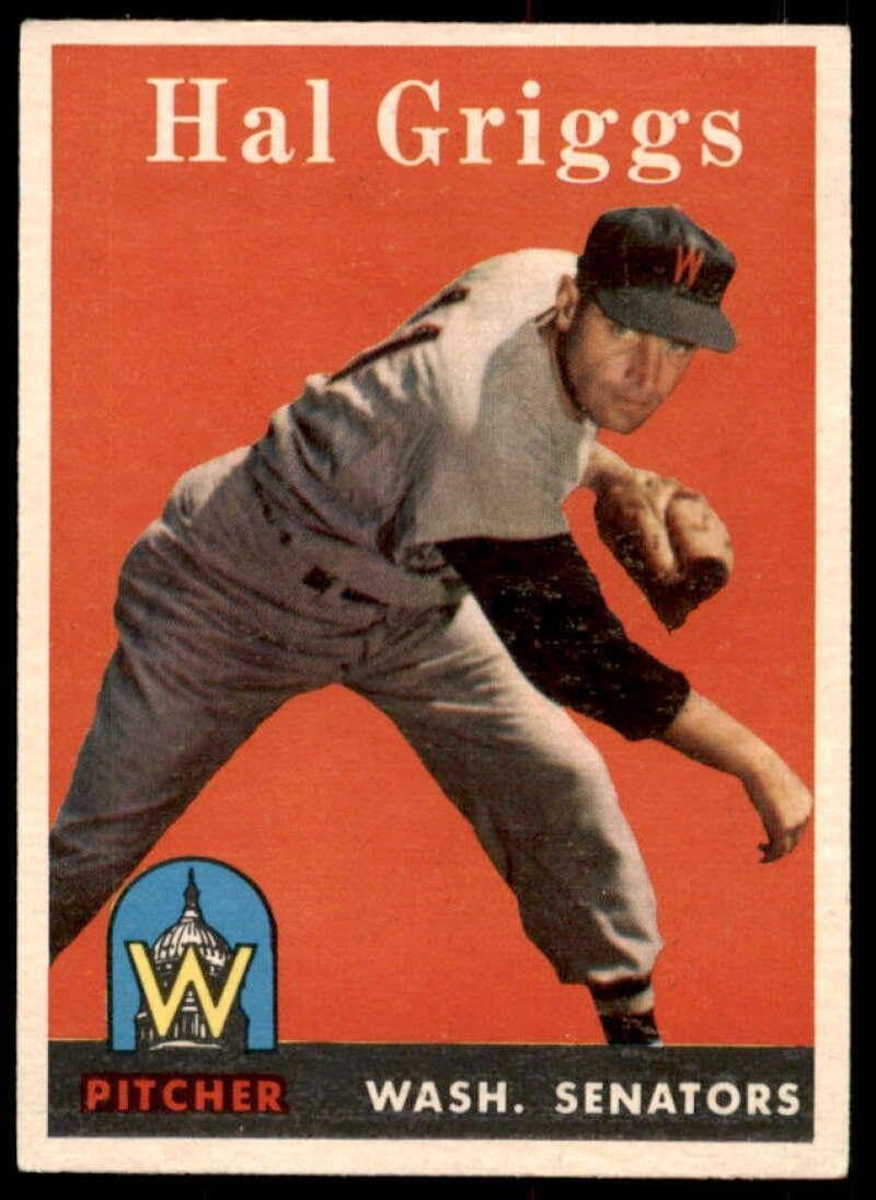 Hal Griggs Rookie Card 1958 Topps #455 - Baseball Slabbed Rookie Cards