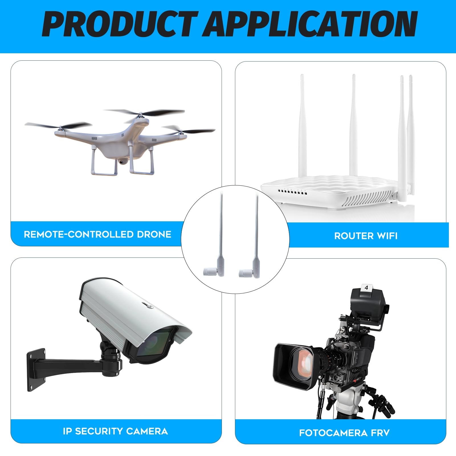 Antena Blanca Para Cámara Ip Wifi De Exterior Foscam Con Ofertas En - Foto 11