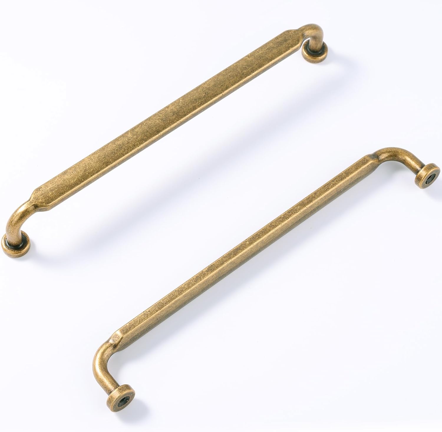 7-1/2 Inch(192mm) Hole Center Antique Brass Zinc Alloy Solid Cabinet Pulls,Vintage Retro Dresser Cabinet Handles Luxury Cabinet Pull Hardware for Bedroom, Kitchen 6 Pack