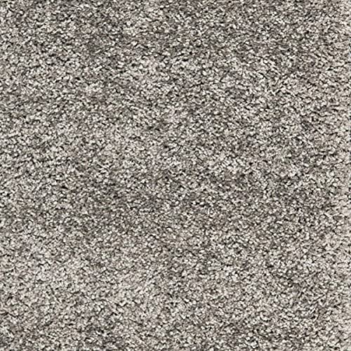 Image of (Pack of 2 Rectangular Box Shaggy Carpet for Living Room, Bedroom, High Low Design Finish Microfiber 2 in Pile High, 1.6x5 Feet Runner Grey|Grey Color