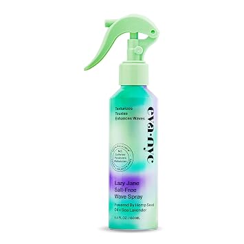 Eva NYC Lazy Jane Wave Spray, Salt-Free Texture , Non-Sticky & GMO-Free Wavy Hair Products, Vegan for Women, 5.4 oz
