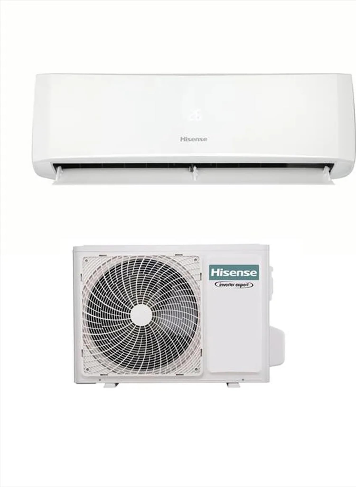 CBBT242RG+ATBT242RW - Climatizzatore 24000 Btu, Condizionatore monosplit, con Pompa di calore, Classe energetica A++/A+