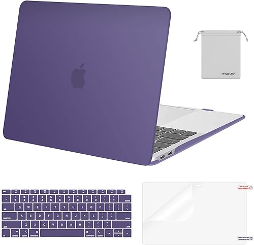 Vista 57 de MOSISO - Funda rígida y de plástico compatible con MacBook Air de 13 pulgadas versión 2022, 2021-2018, A2337 M1 A2179 A1932; con cubierta