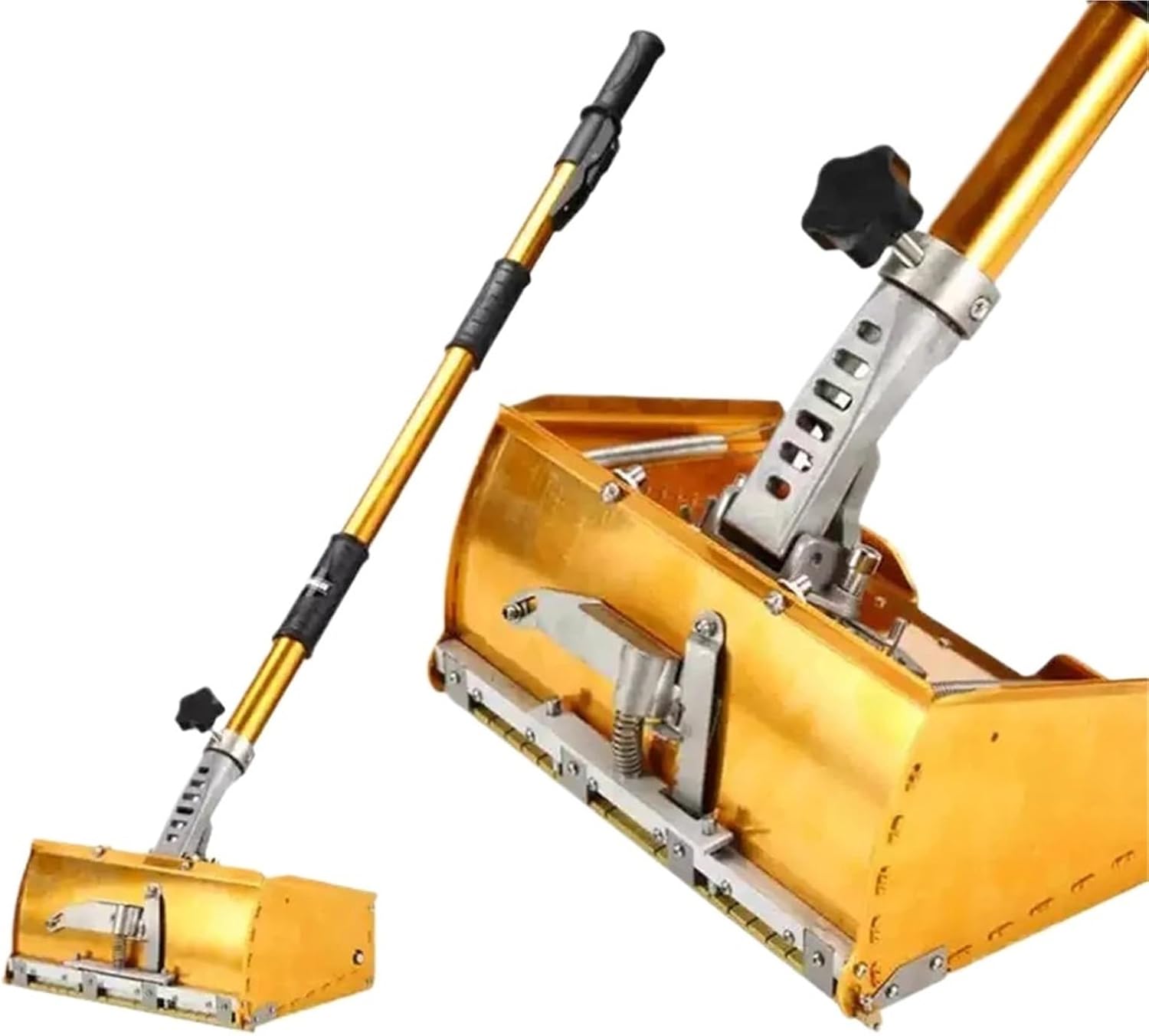 Drywall Flat Finishing Box Wall Scraper Mud Handheld Trowel Plastering Tool Portable Construction And Renovation Long-handled
