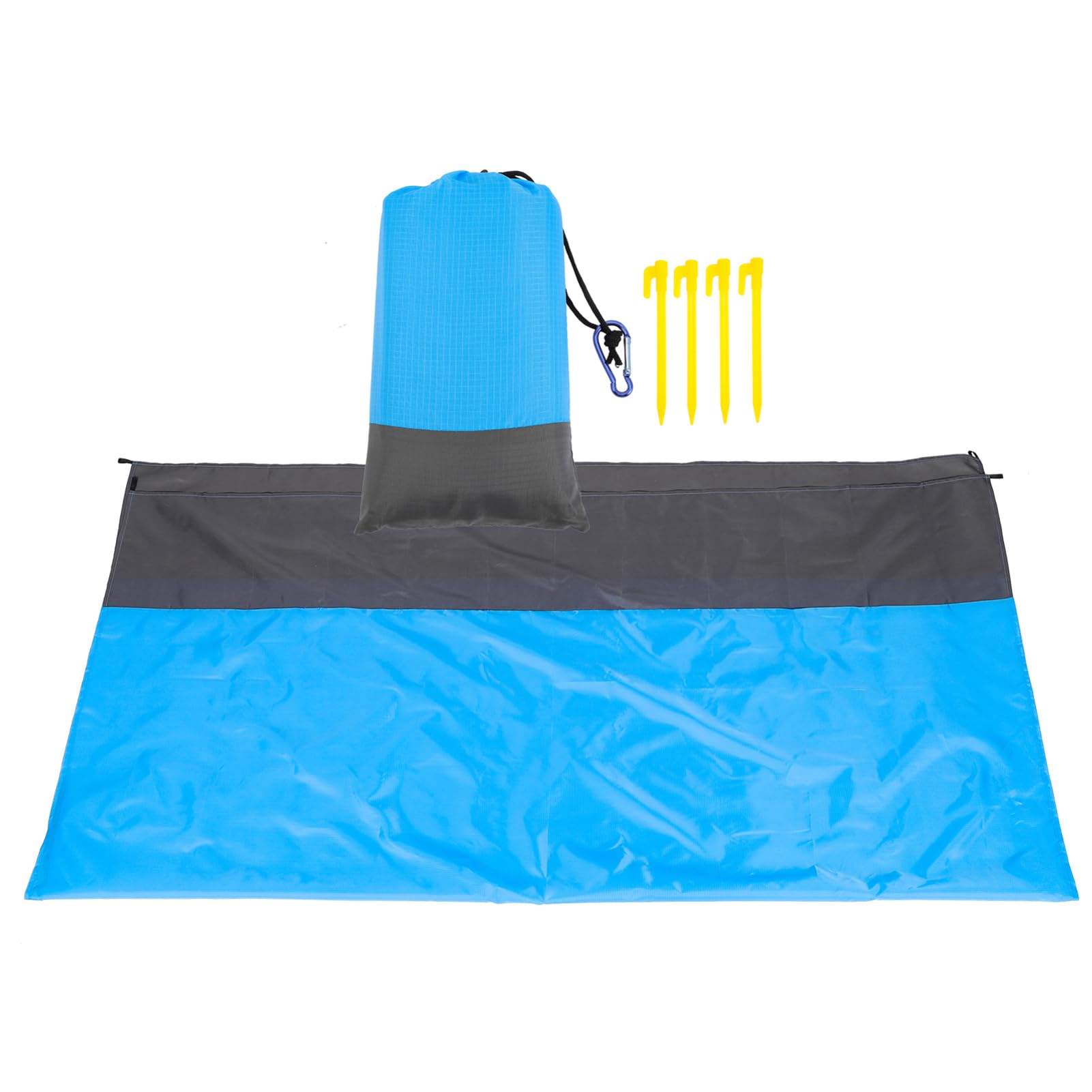Tappetino da Picnic Pieghevole Grande Coperta da Spiaggia Tappeto per Campeggio Picnic Parchi Escursioni Tasche per Riporre Oggetti