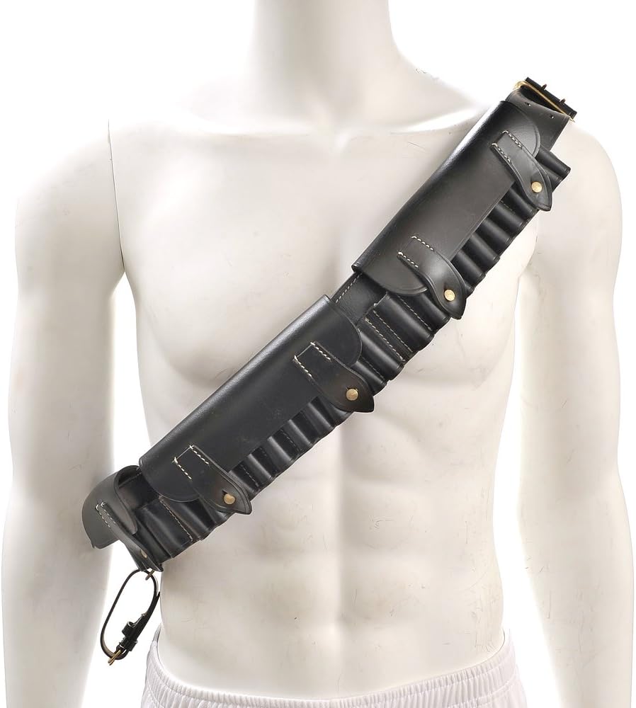 British Martini-Henry Bandolier P-1882 Black Leather
